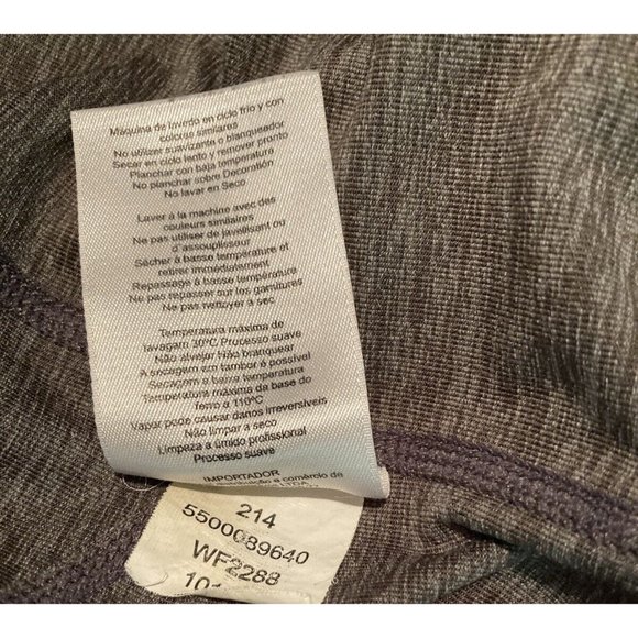 ASICS Athletic Pants Size L Gray Black Running Workout Yoga Logo‎ Elastic Waist - Picture 8 of 9